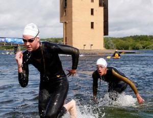 Exiting Water